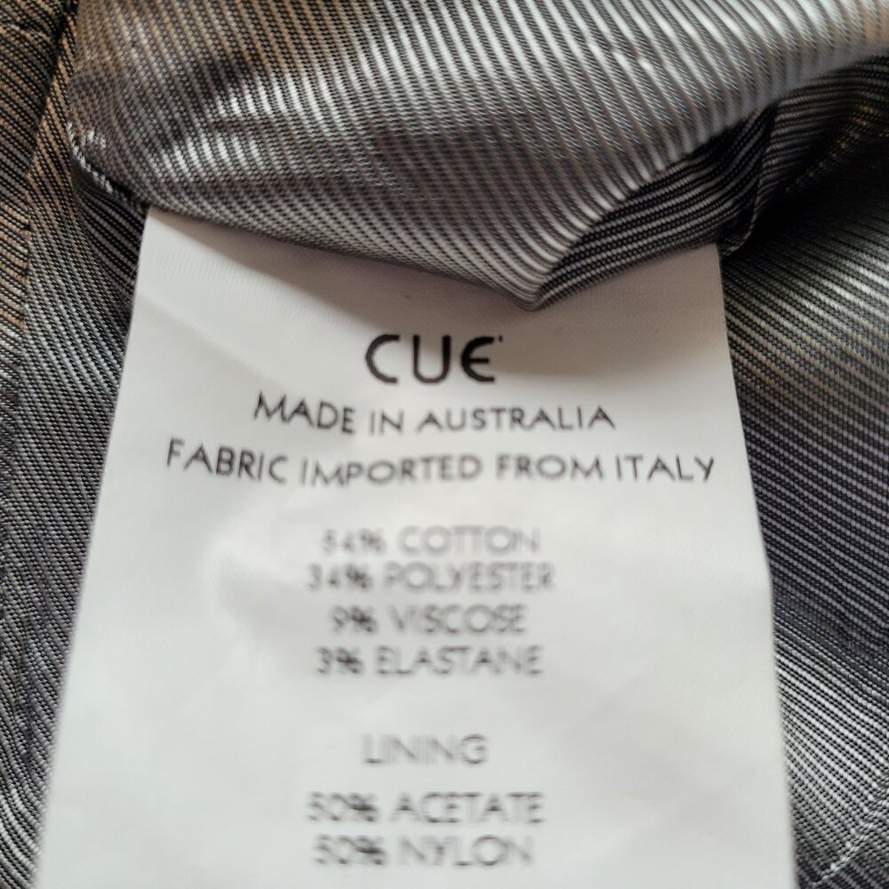 Cue Australia Cropped Peplum Blazer Size 2 - Picture 10 of 11